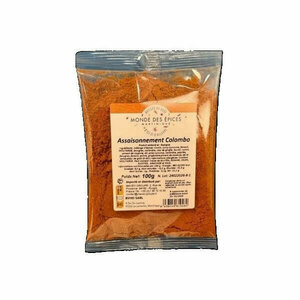Assaisonnement colombo 100g - Monde des Epices
