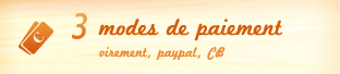 3 modes de paiement